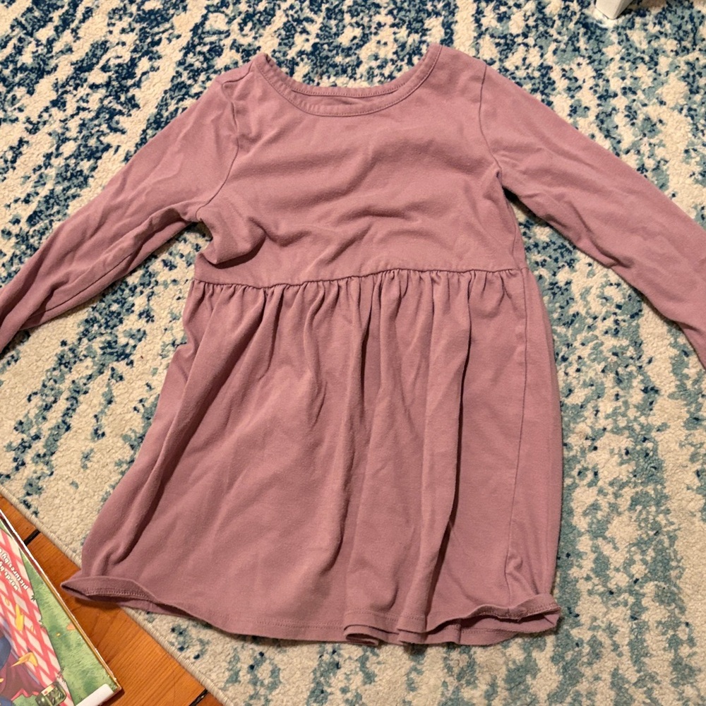 Cat & Jack Lavender Long Sleeve Top